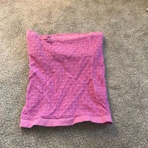 Pink free people tube top